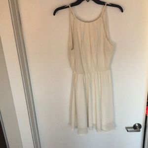 Cream mini dress